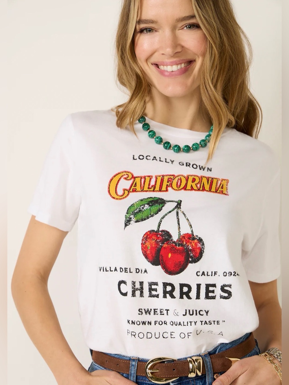 Sunny Somewhere Cherry Tee